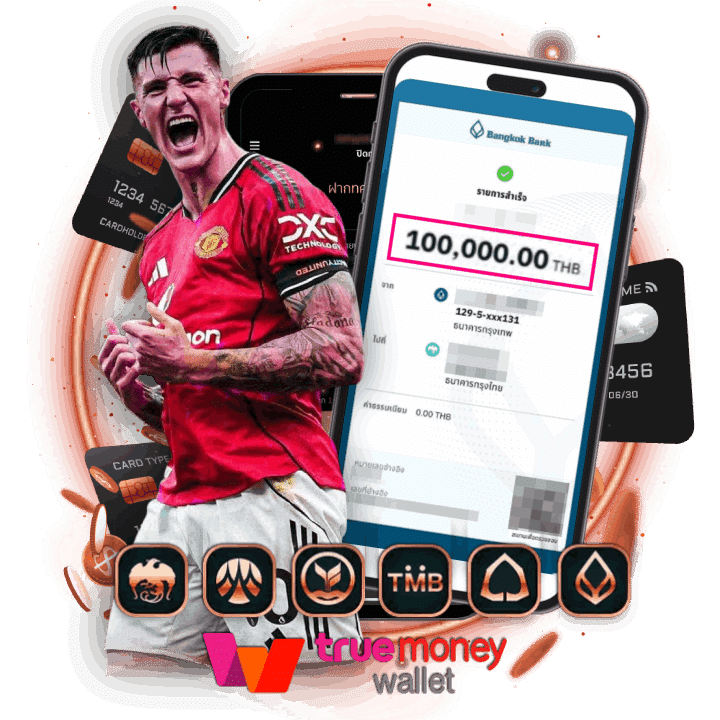 100,000.00 THB สลิปโอนเงิน